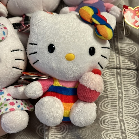 Set of 5 Hello Kitty Beanie Babies NWT - Picture 3 of 6